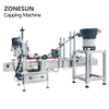 ZONESUN ZS-XG1870P Automatic Tabletop Tightening  Bottle Capping Machine Line With Vibratory Bowl