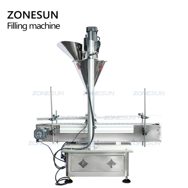 ZONESUN ZS-FM3A 50g-500g Automatic Powder Filling Machine Cosmetic Medical Fine Coffee Spice Bottle Auger Powder