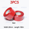 ZONEPACK 30mm*100m thermal ribbon date printing ribbon for DY-8, HP241B - 3 pcs Red