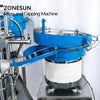 ZONESUN Desktop Hand Sanitizer filling machine Shampoo Disinfect Ethanol alcohol Spray Bottle Automatic Filing Capping Machine