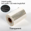 ZONEPACK 8cm Rolls Hot Foil Stamping Paper Heat Transfer Anodized Gilded Paper for Leather PU Wallet Hot foil stamping - Transparent / 8cm - Transparent / 10cm