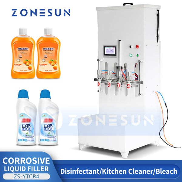 ZS-YTCR4 Semi-automatic Corrosive Liquid Filling Machine