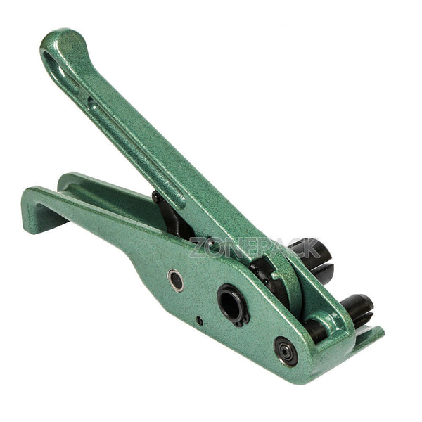 ZONEPACK Green Heavy Duty Tensioner Cutter, Cord Strapping Machine, Packing Tools for PET and PP, Strap Size: 3/8"- 3/4" Max Tension 2000N