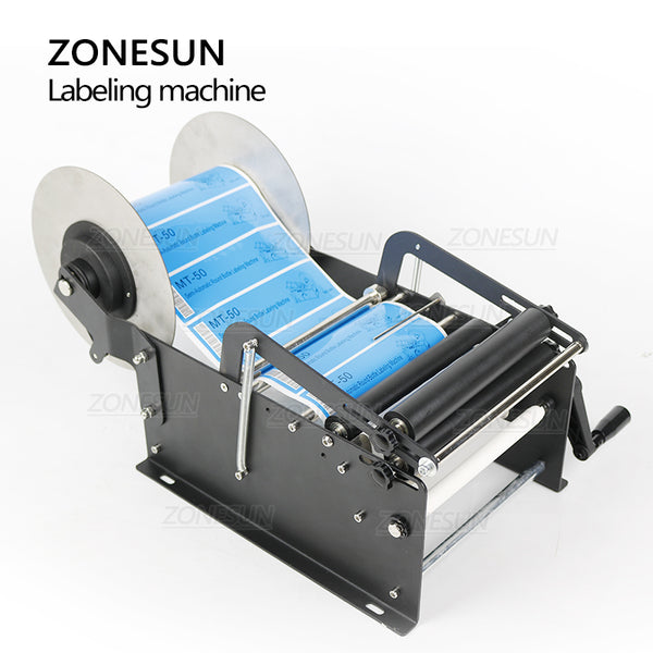 ZP-50W Manual Wider Label Round Bottle Labeling Machine Labeler Applicator