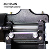 ZONESUN 8116 Leather Paring Machine Skiver  Peel Tools Vegetable Tanned Splitter