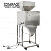 ZONESUN 50-9999g Semi-automatic Dry Powder Granule Rice Materials Filling Weighing Machine