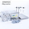 ZONEPACK ZS-MP232W Semi Automatic Liquid Filling Machine Magnetic Pump Double Heads Juice Milk Edible Oil Water Bottle Filler