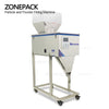 ZONEPACK 3000g Food Racking Machine Granular Powder Materials Weighing Packing Machine Filling Machine For Seeds Coffee Bean