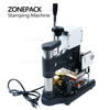 ZONEPACK Hot Stamping Machine For PVC Card Member Club Hot Foil Stamping Bronzing Machine WT-90AS Credit Card Heat Press Machine