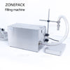 ZONEPACK ZS-DP431W Semi Automatic Big Flow Liquid Beverage Shampoo Weighing Filling Machine Diaphragm Water Juice Filler