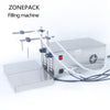 ZONEPACK ZS-MP232W Semi Automatic Liquid Filling Machine Magnetic Pump Double Heads Juice Milk Edible Oil Water Bottle Filler