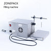 ZONEPACK ZS-MP251W Magnetic Pump Strong Acid Liquid Edible Oil Liquor Filling and Weighing Machine Juice  Water Bottle Filler