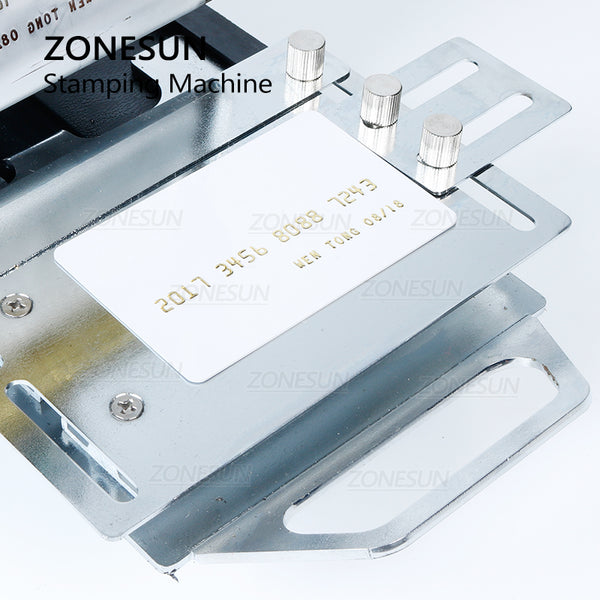 ZONESUN PVC Card  Credit Card Hot Stamping Machine Bronzing Machine Heat Press Machine