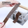 ZONEPACK Leather Scraper Manual Leather Skiver Peel Tools Shovel Skin Machine Splitter Vegetable Tanned Handle Peeler