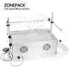 ZONEPACK Electric Digital Control Pump Liquid Filling Machine Perfume water Juice Essential Oil With 10 Heads