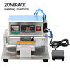 ZONEPACK N95 Mask Nose Bridge Line Bonding Machine Semi-automatic Hot Melt Aluminum Strip Welding Machine Mask Making Machine