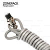 ZONEPACKThe pedal switch TFS-201 Foot Switch Pedal Switch With Self Reset Line 1.4m Cable Length for Electric Filling Machine