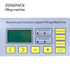 ZONEPACK ZS-DP431W Semi Automatic Big Flow Liquid Beverage Shampoo Weighing Filling Machine Diaphragm Water Juice Filler