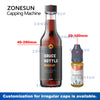 ZONESUN ZS-XGCC2 Semi Automatic Capping Machine Screw Bottle Cap Jar Plastic Aluminum Closure Lid Twist-off Top Cap Sealer