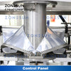 ZONESUN ZS-PL420S Automatic Vacuum Granule Filling Weighting Packaging Machine Grain Nuts Cat Food Feeder Sealing Bagging