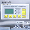 ZONEPACK ZS-MP252W Semi Automatic Filling And Weighing Machine Liquor Toilet Cleaner Milk Perfume Strong Acid Double Heads Filler