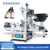 ZONESUN ZS-XG1870R Automatic Essential Oil Cosmetic Liquid Dropper Bottle Capping Machine Vibratory Cap Feeder Products Sprayer