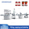 ZS-FAL180X3 Automated Production Line Chili Sauce Ketchup Penut Butter