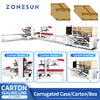 ZONESUN ZS-CSPM1 Automatic Carton Sealing Production Line carton sealing tape machine carton sealing tape dispensers