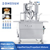 ZS-QWFS1 Aerosol Aluminum Can Liquid Filling and Sealing Machine