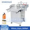 ZONESUN Automatic Round Rotary Bottle Unscrambler Sorting Turntable Arranging Machine ZS-LP800