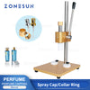 ZONESUN ZS-YG30 13/15/18/20mm Perfume Bottle Capping Machine for Collar Ring Crown Perfume Bottle Crimping Machine