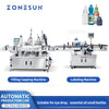 ZONESUN ZS-FAL180A10 Automatic Dropper Bottle Production Line Essential Oil Eyedrop Liquid Filling Capping Labeling Machine