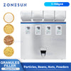 ZONESUN ZS-GWF4 4 Hoppers Granule Powder Filling Weighing Machine granule powder filling machine