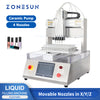 ZONESUN ZS-XYZ4 4 Heads Ceramic Plunger Pump Small Doses Liquid Filling Machine