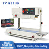 ZONESUN ZS-FR900S Automatic Bag Sealer Plastic Packet Aluminum Foil Doypack Sealing Machine Date Coding Printer Batch Number