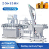 ZONEPACK Automatic Vacuum Capping Machine With Cap Feeder ZS-XGVS1