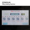 ZONESUN ZS-FS100 Automatic Jelly Yogurt Ice Filling machine Cream Juice Sugar Honey Rotary Cup Sealing Machine 10-300ml