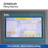 ZONESUN Powder Auger Filling Machine Semi Auto 1-2000g Quantitative Weighing Scale Wheat Flour Spice Protein Bottle Jar ZS-FM710