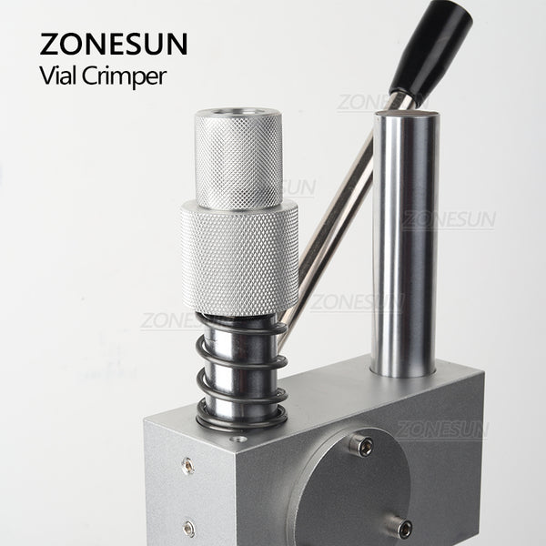 ZONESUN Manual Oral Liquid Bottle Capping  Machine Penicillin Glass Vial Crimping Crimper Tools Sealer 13.15.20.26.28mm ZS-TVC2