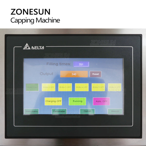 ZONESUN ZS-YTZL8A Automatic 8 Heads Vacuum Filling Machine Beer Essential Oil Perfume Liquid Spray Bottles with Dust Cover