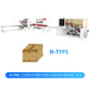 ZONESUN ZS-CSPM1 Automatic Carton Sealing Production Line carton sealing tape machine carton sealing tape dispensers - H-type / 110V - H-type / 220V