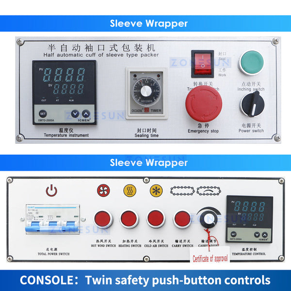 ZONESUN ZS-SPL5 Automatic Heat Shrink Sleeve Wrapping Shrinking Machine