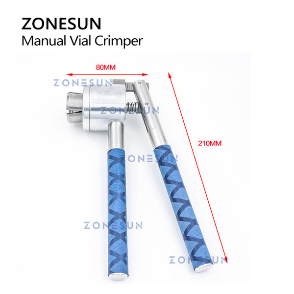 ZONESUN ZS-PBC1 15mm Stainless Steel Manual Perfume Bottle Spray Vial Crimper