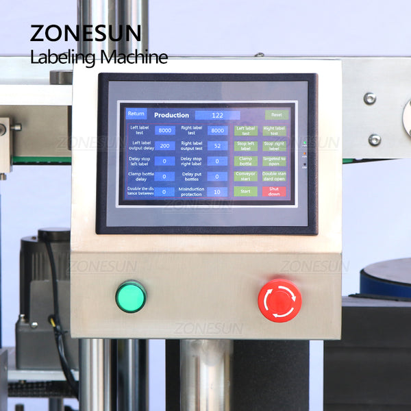 ZS-TB990 Automatic Round Square Bottles Single Double Side Labeling Machine