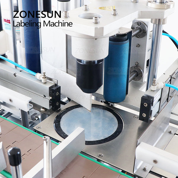 ZONESUN ZS-TB550 Automatic Labeling Machine for Round Irregular Polygonal Hexagonal Bottle Jar Plastic Glass Packaging Line