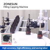 ZONEPACK Automatic Liquid Filling And Capping Machine With Conveyor ZS-AFC1Z