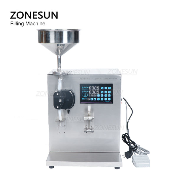 ZONESUN ZS-NP1 Automatic Thick Liquid Filling Machine Oil Honey Nail Polish Gel Lip Gloss Water Beverage Bottle Filler