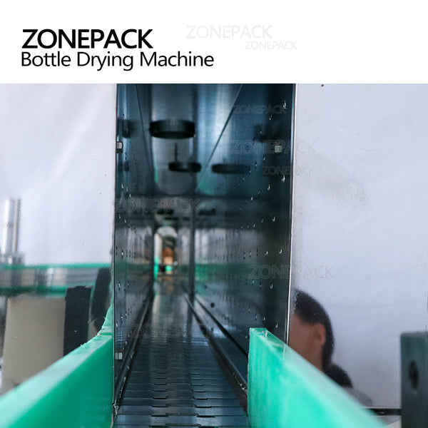 ZONESUN Drying Machine for Glass Bottle Dryer Packaging Conveyor Belt High Temperature Drying Production Line ZS-HG6000