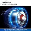 ZONESUN Automatic Round Rotary Bottle Unscrambler Sorting Turntable Arranging Machine ZS-LP800