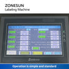 ZONESUN ZS-TB805B Labeling Machine for Hexagon Square Round Bottle